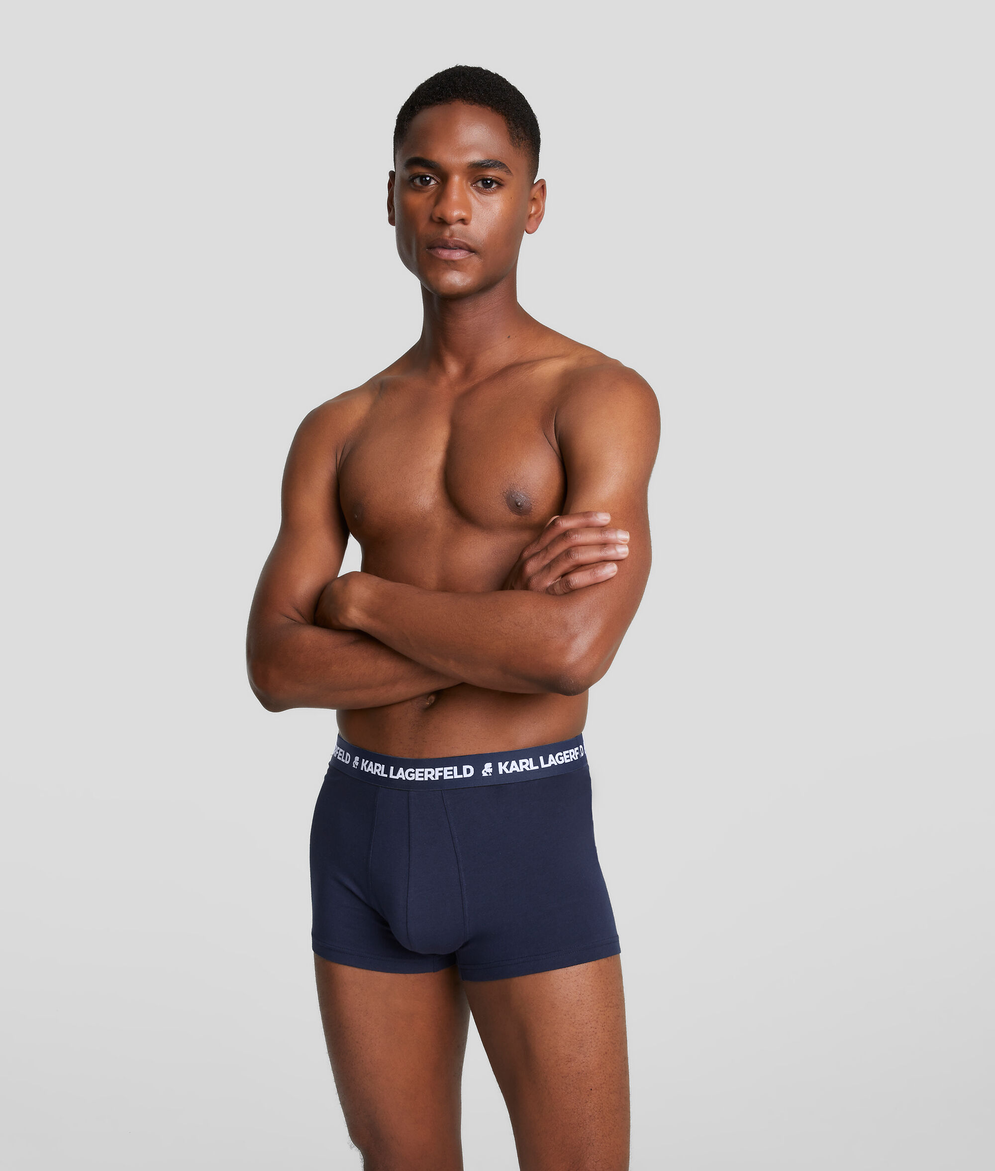 (image for) Smooth-Running KARL LOGO MONOCHROME TRUNKS - 3 PACK